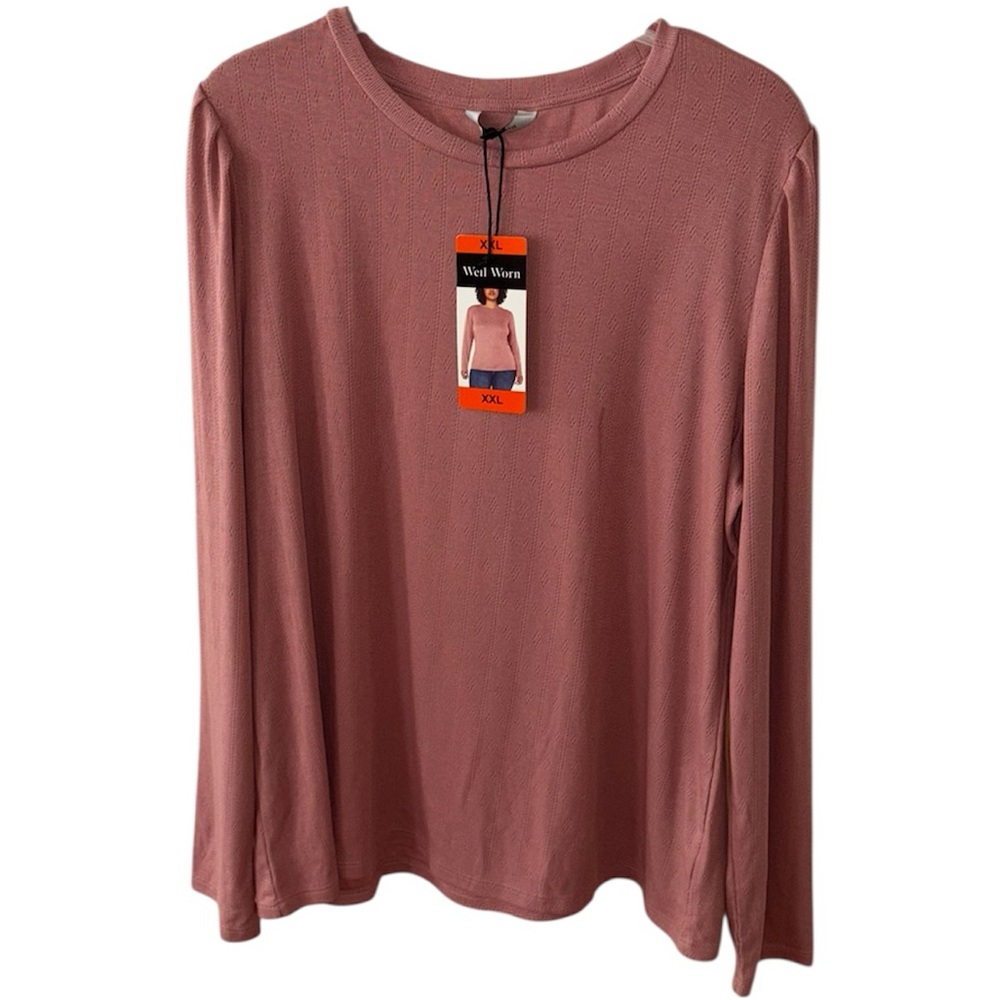 Well Worn Pink Long Sleeve Top